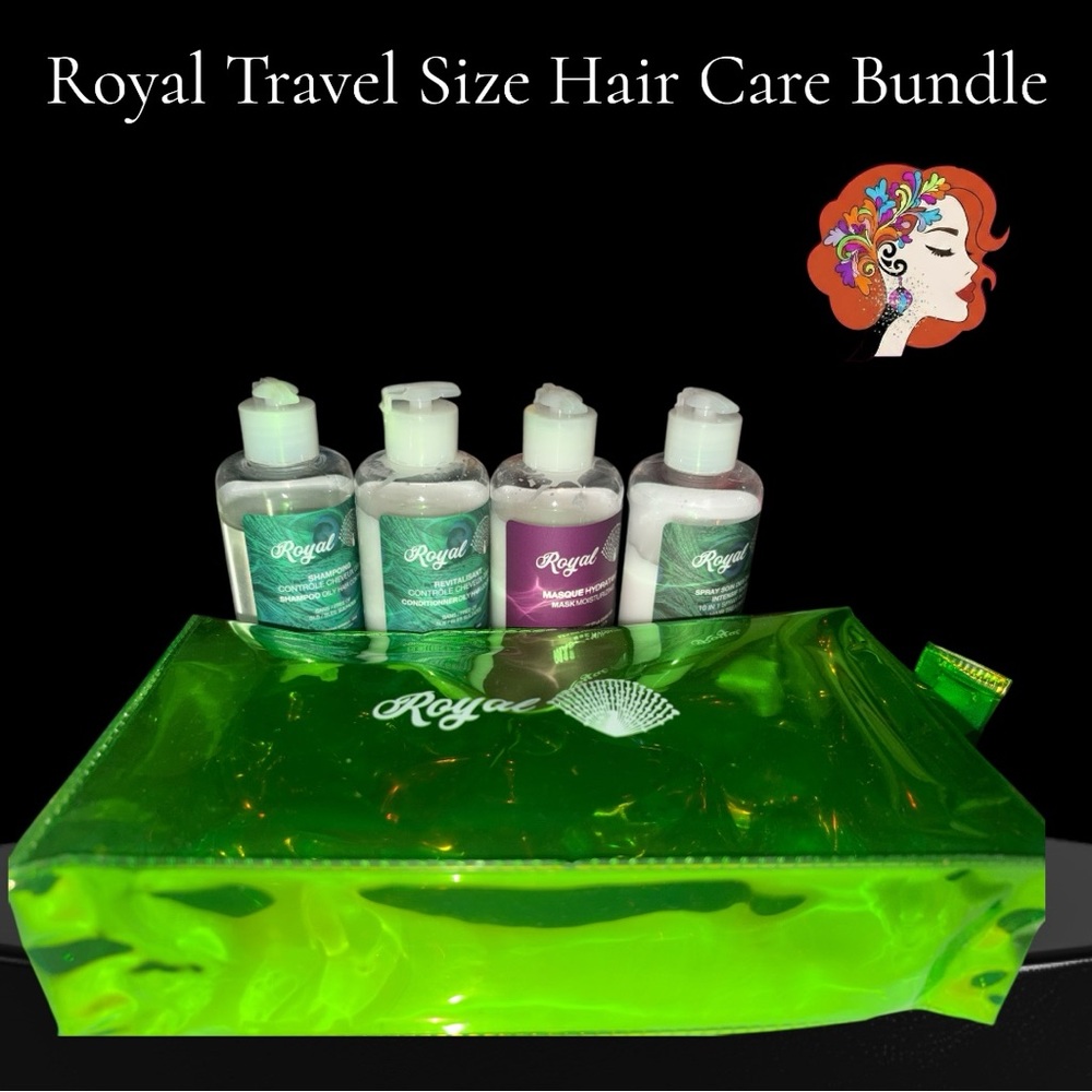 Royal Hair Treatment & Mask Set - Green and Purple